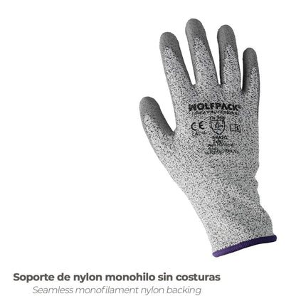 Guantes Anticorte Fibra De Vidrio Talla 7" (Par)