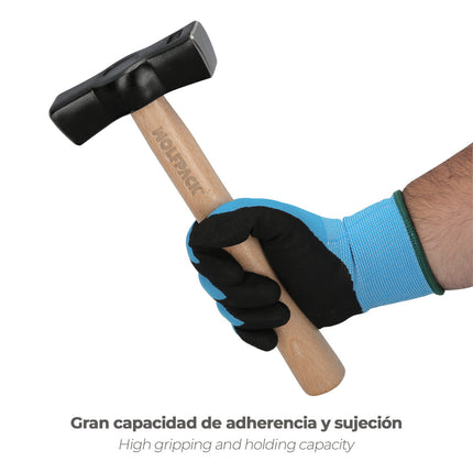 Guantes Nitrilo Reforzado Impregnado Talla 8" (Par)