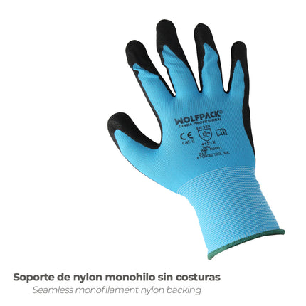 Guantes Nitrilo Reforzado Impregnado Talla 10" (Par)