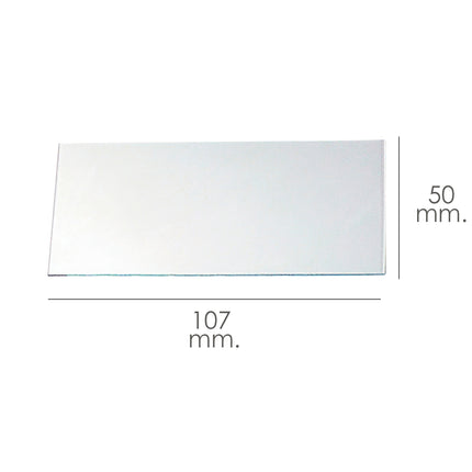 Cristal Claro 107x50 (Alt.) Cubrefiltro Para Pantalla Soldadura Wolfpack 15040405 - 15040400