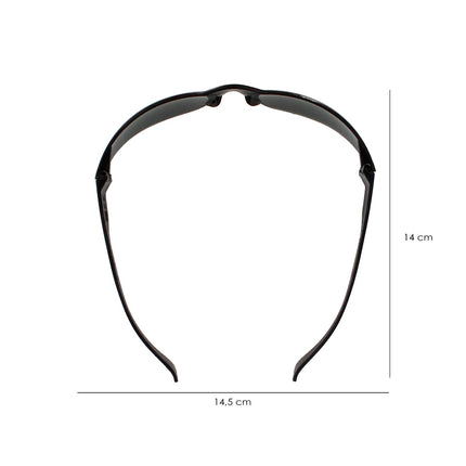 Gafas Proteccion Con Patillas Flexibles Certificación EN ISO 16321. Lente Color Gris. Gafas Protección Gafas Trabajo