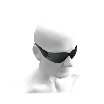 Gafas Proteccion Con Patillas Flexibles Certificación EN ISO 16321. Lente Color Gris. Gafas Protección Gafas Trabajo