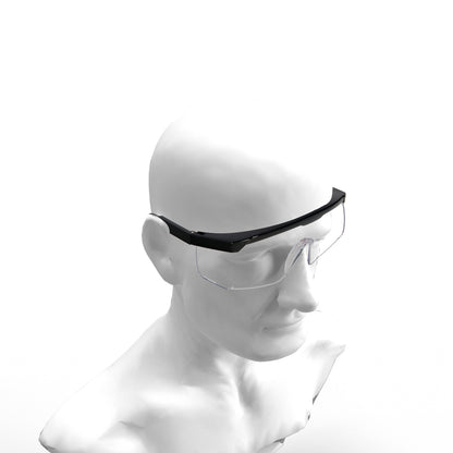 Protective Glasses With Adjustable Temples EN166 Certification. Transparent Color Lens. Protective Glasses Work Glasses