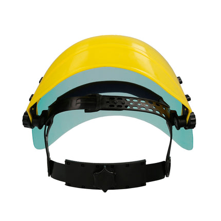 Protector Facial Con Arnes Ajustable Pantalla Policarbonato 390x200 mm. visera Seguridad, Anti Impactos, Casco Desbrozadora