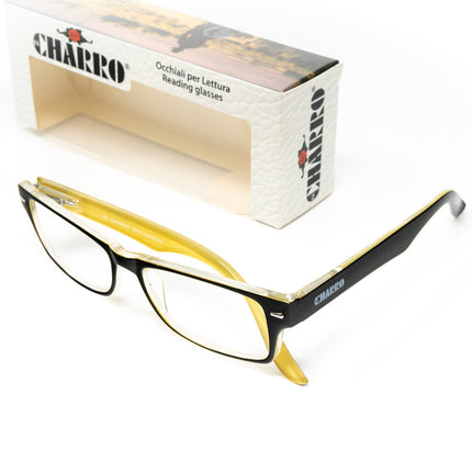 Gafas Lectura Kansas Negro / Amarillo. Aumento +3,5 Gafas De Vista, Gafas De Aumento, Gafas Visión Borrosa