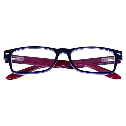 Gafas Lectura Kansas Azul Oscuro / Rojo. Aumento +1,5 Gafas De Vista, Gafas De Aumento, Gafas Visión Borrosa