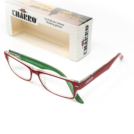 Gafas Lectura Kansas Rojo / Verde. Aumento +2,5 Gafas De Vista, Gafas De Aumento, Gafas Visión Borrosa