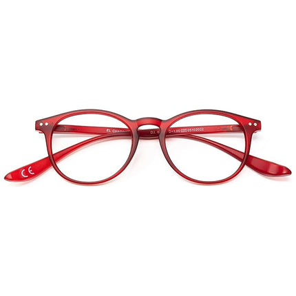 Gafas Lectura Connecticut Color Rojo Aumento +2,5 Patillas Para Colgar Del Cuello , Gafas De Vista, Gafas De Aumento