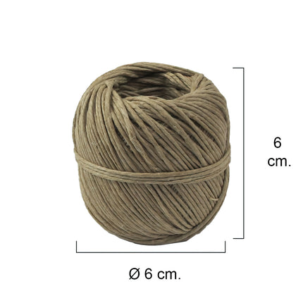 Hilo Bramante Cañamo Pulido Nº 4   (Bobina  50 Gramos) Ø 1,5 Mm.