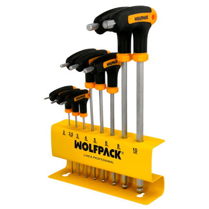 T-Handle Allen Key Holder Holds 8 Wrenches, Allen Key Organizer