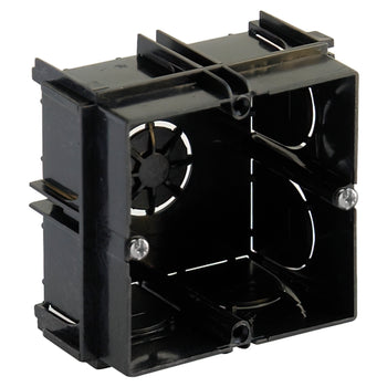 Caixa de montagem embutida 1 elemento conectável 65x65x40 mm.