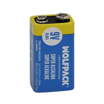 baterías alcalinas de 9V