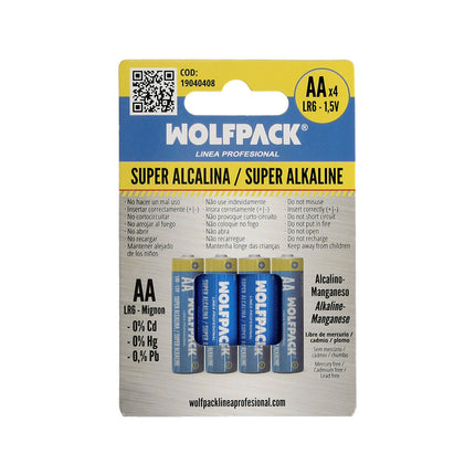  pilas alcalinas 1.5V