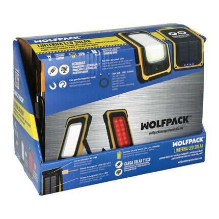 Linterna Led Solar Recargable 10 Watt 750 Lumenes