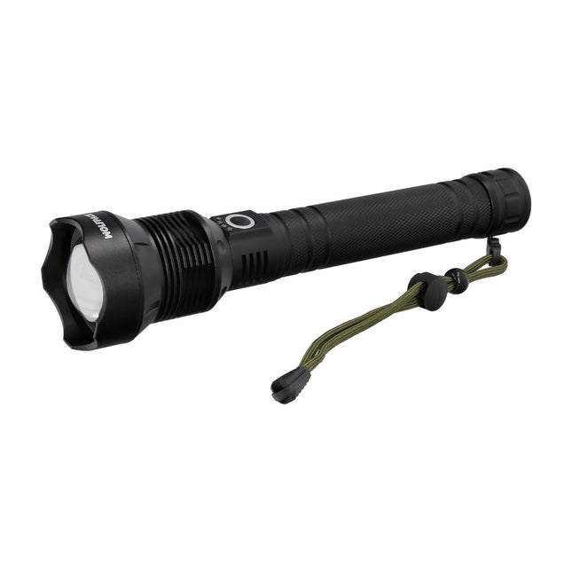 Lanterna LED recarregável em alumínio com 1500 lúmens