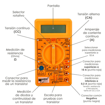 Polimetro Digital Maurer Profesional