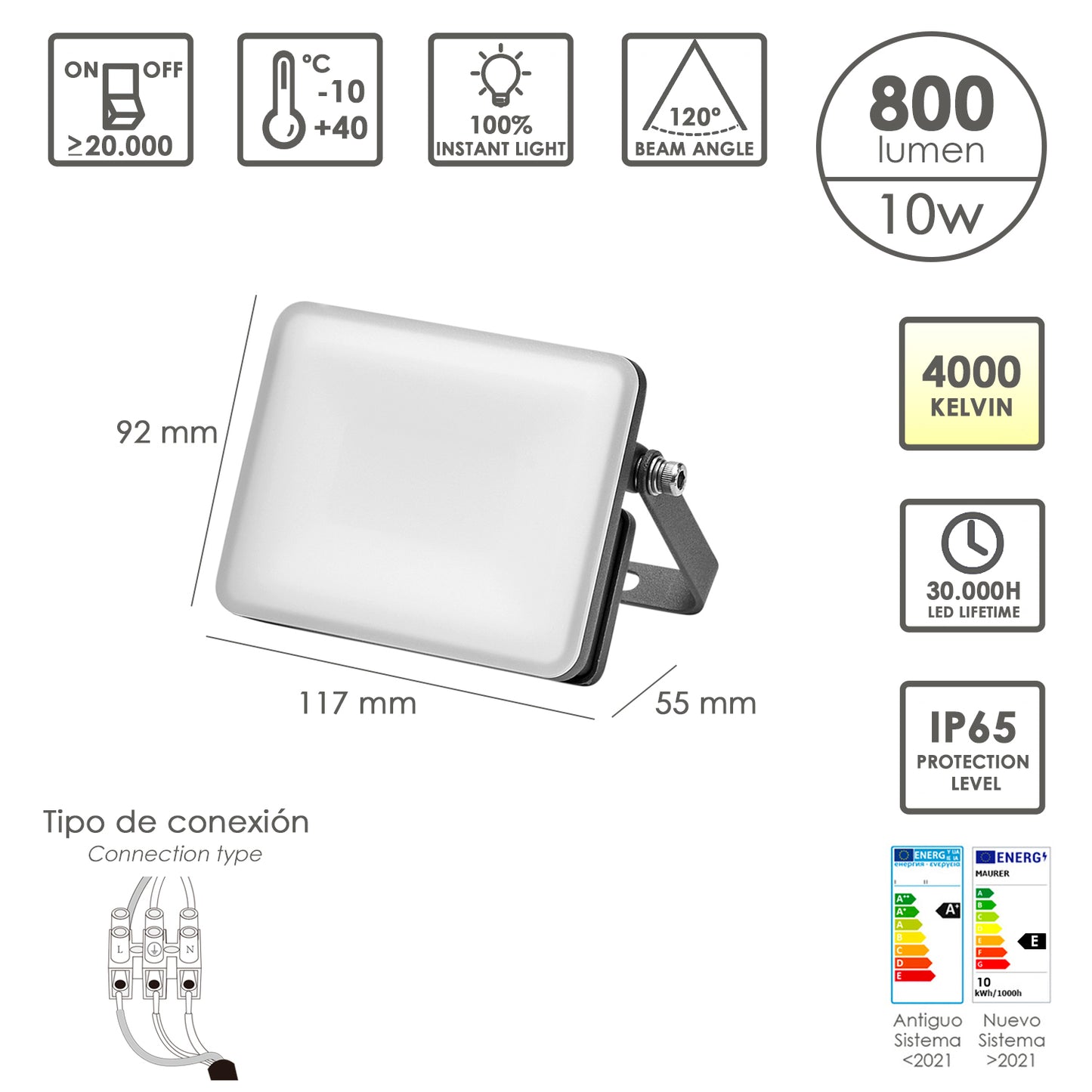  foco led plano