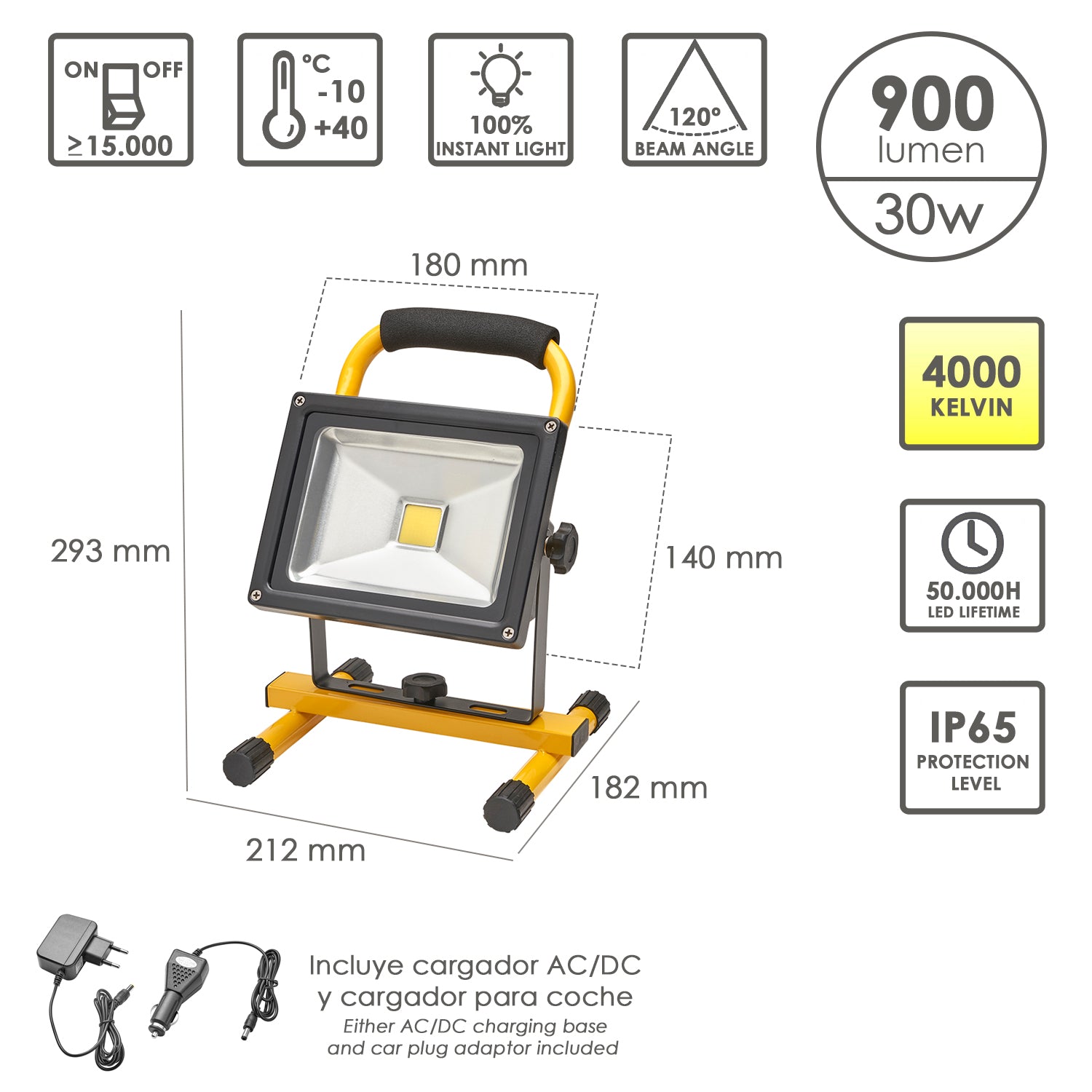  foco led plano