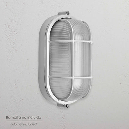 Plafon Industrial Oval Blanco.