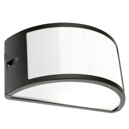 Plafon Aplique IP 1/2 Luna Abierto Negro