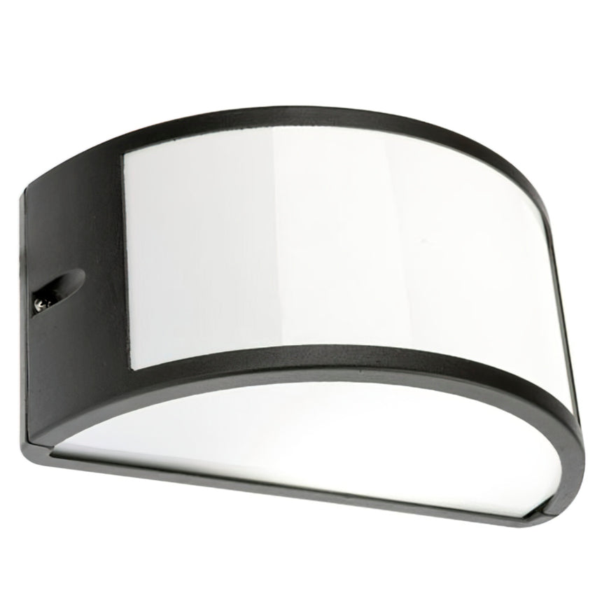 Plafon Aplique IP 1/2 Luna Abierto Negro