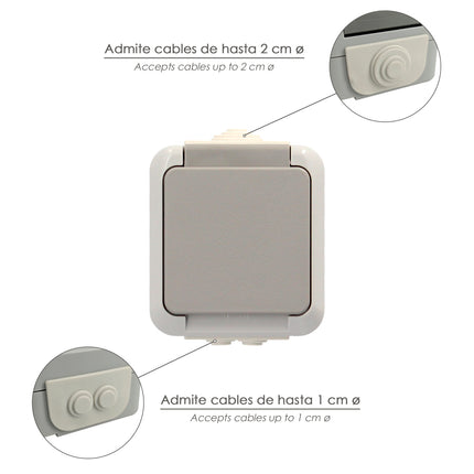 Base Oryx com tampa cinza