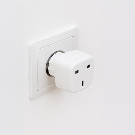 Adaptador Viaje Toma Inglesa A Schuko