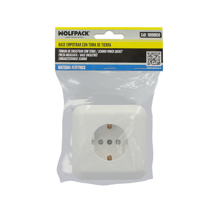 Base Empotrar Blanco