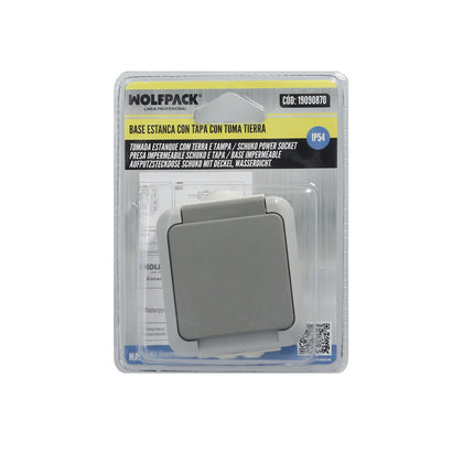 Base Con Tapa Gris
