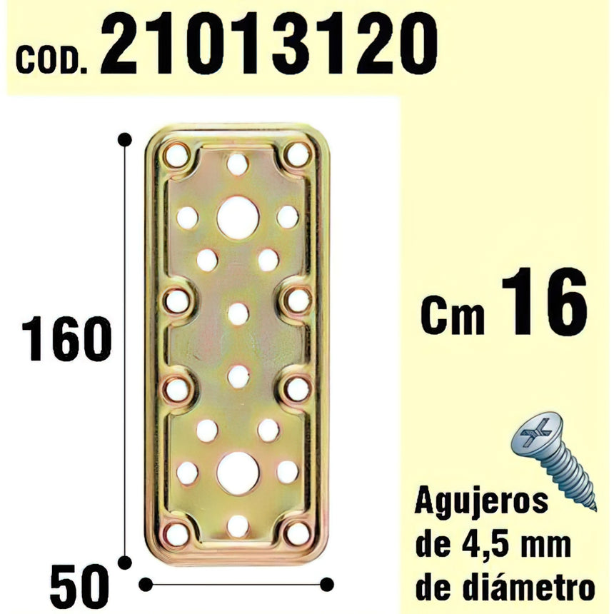 Suporte para Placa de Madeira Bicromatizada 50x160 mm.