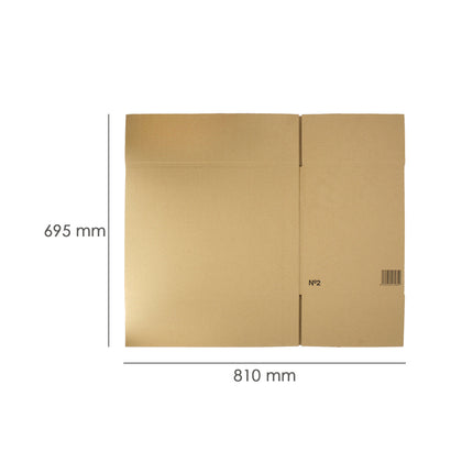 Caja Embalaje Nº2 Anonima 500 x 305 x 377 mm.