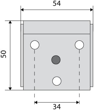 VicHome Juego colgador para muebles de cocina armarios percheros estantes, escuadra+placa de montaje. Herraje para pared suspendido oculto, montaje resistente