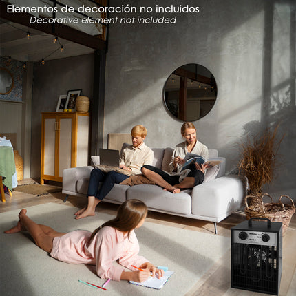 Calefactor Industrial 1650 / 3300 Watt.