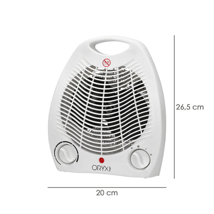 Termoventilador Ovalado 1000 / 2000w