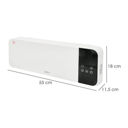 Termoconvector De Pared Split 1000 / 2000 Watt.