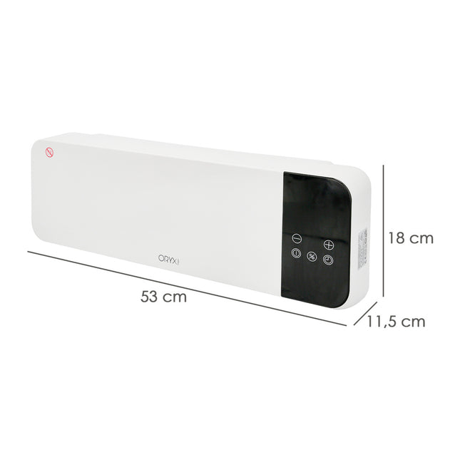 Termoconvector De Pared Split 1000 / 2000 Watt.