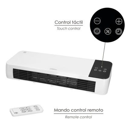 Termoconvector De Pared Split 1000 / 2000 Watt.