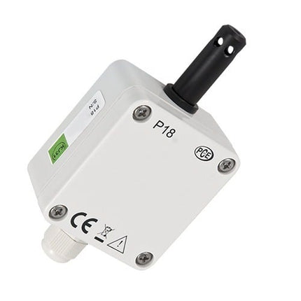 Sensor de humidade e temperatura da série PCE-P18