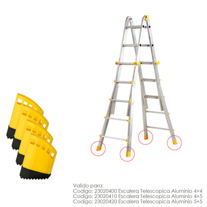  contera escalera telescopica aluminio