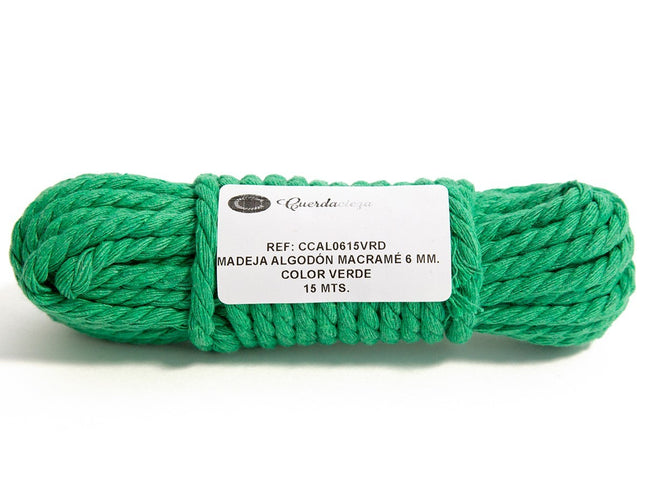 Madeja algodón macramé | Diámetro 4mm (Colores)