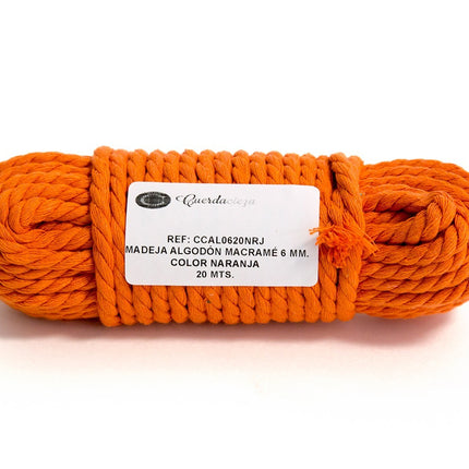 Madeja algodón macramé | Diámetro 4mm (Colores)