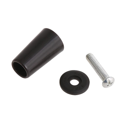 Blinds stop with screw 40 mm. Brown