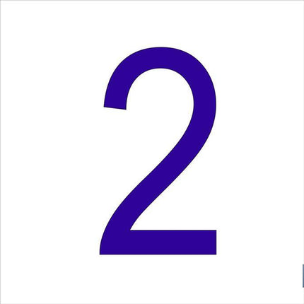 2 Número en glasspack