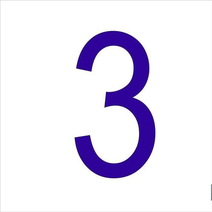 3 Número en glasspack