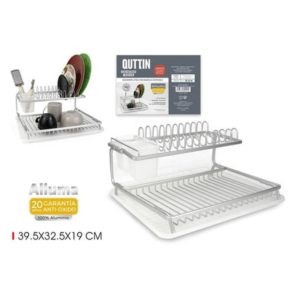 6 ESCURREPLATOS ALLUMA 39.5x32.5x19cm CONFORTIME