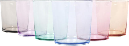 Set vasos pinta 345cc colores pastel