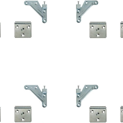 VicHome Juego colgador para muebles de cocina armarios percheros estantes, escuadra+placa de montaje. Herraje para pared suspendido oculto, montaje resistente