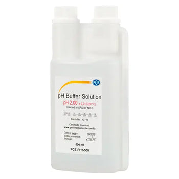 Solucion de calibración de pH 2 PCE-PH2-500