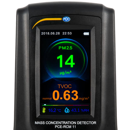 Contador de partículas PCE-RCM 11