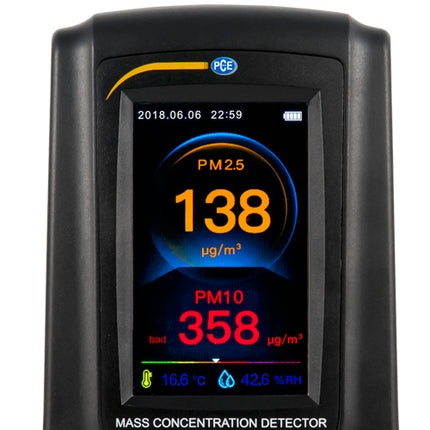 Contador de partículas PCE-RCM 11